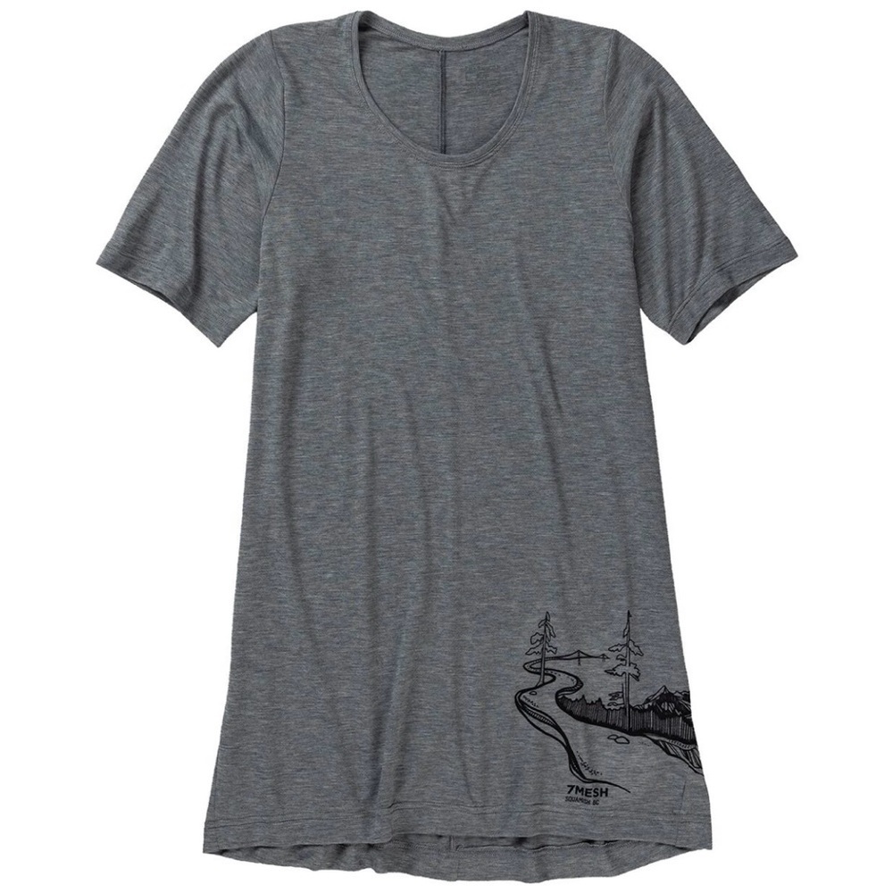 7MESH Industries Pebble Gray Kate Zessel Elevate Short Sleeve Shirt